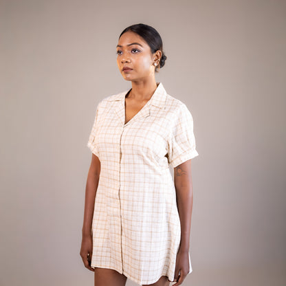 Mini Shirt  Dress