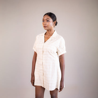 Mini Shirt  Dress