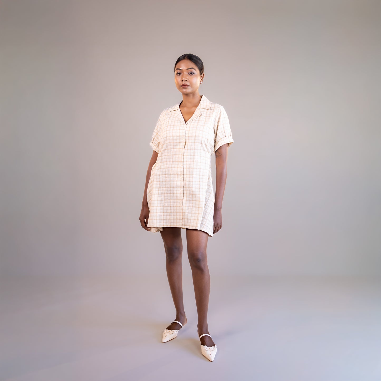 Mini Shirt  Dress
