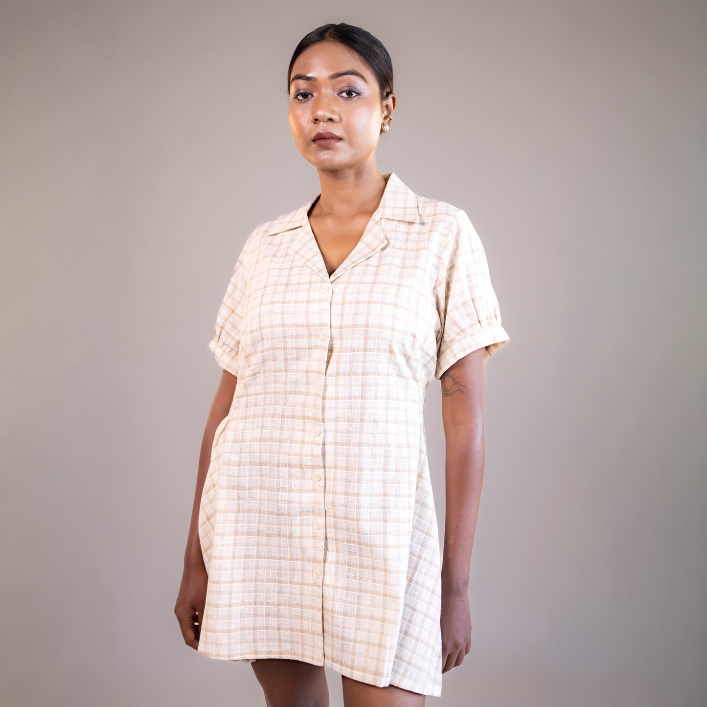 Mini Shirt  Dress