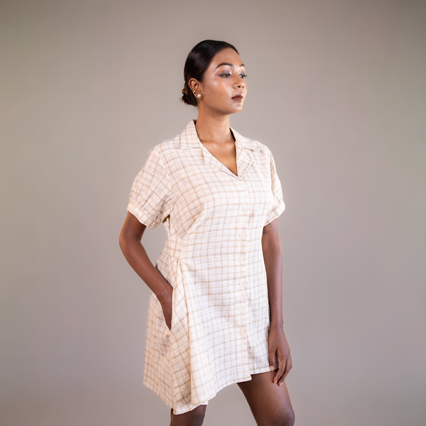 Mini Shirt  Dress