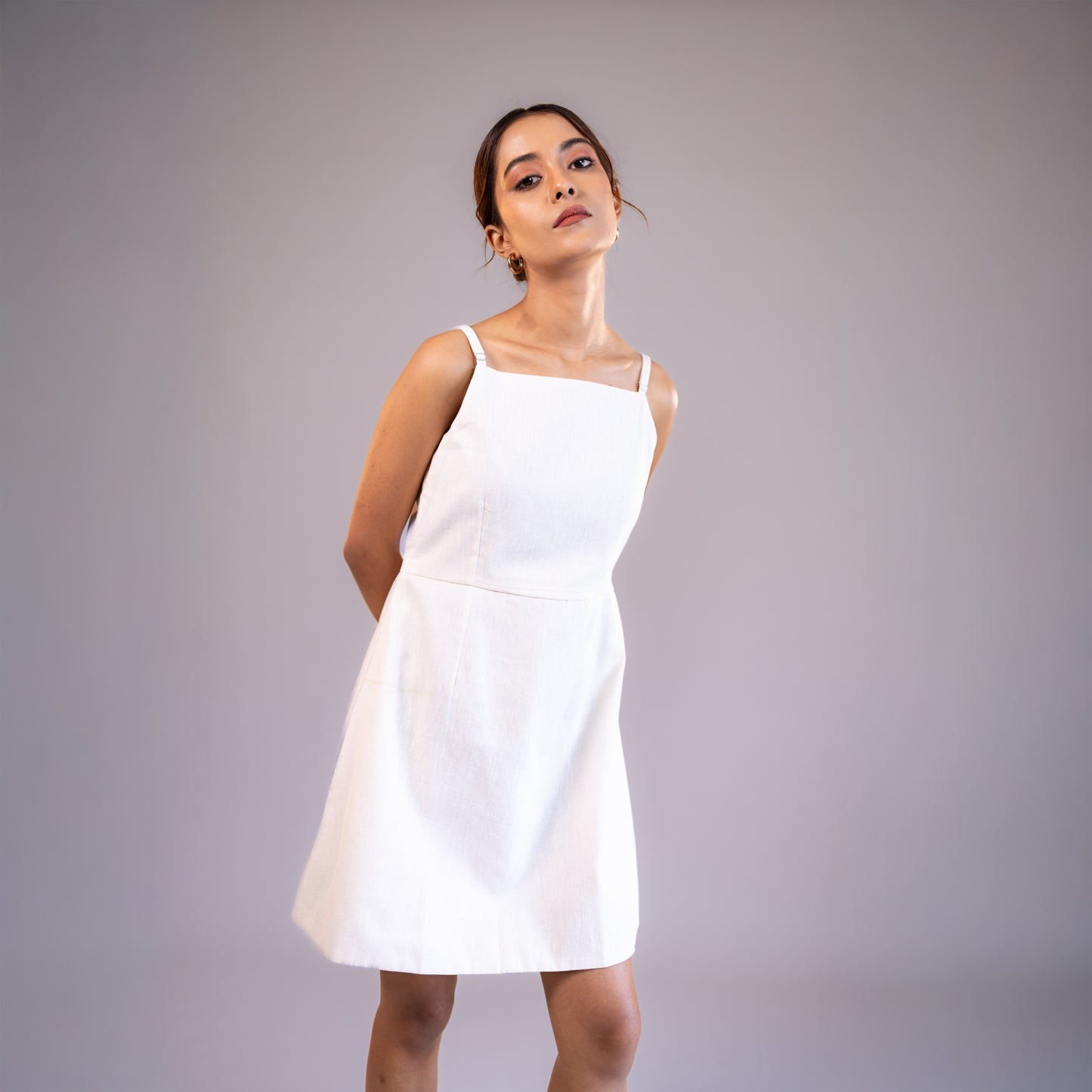 Strappy White Mini Dress