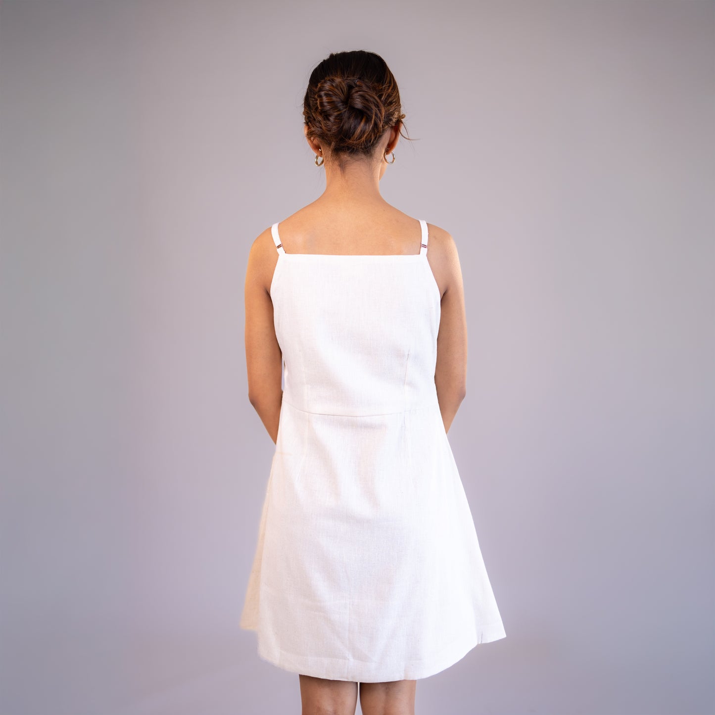 Strappy White Mini Dress