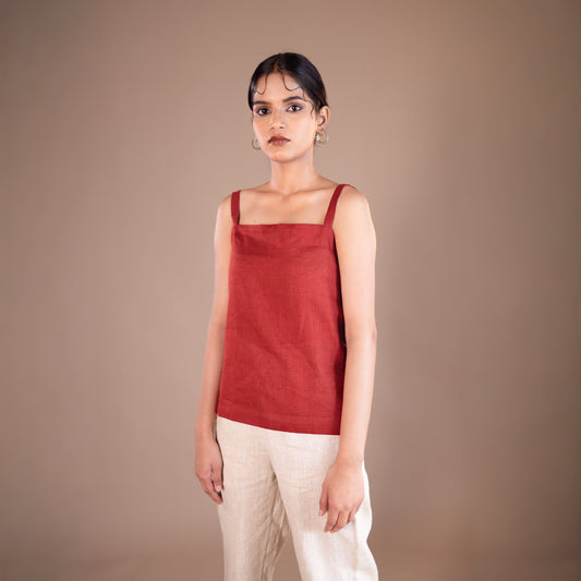 Red Camisole Top