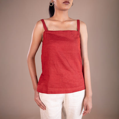 Red Camisole Top