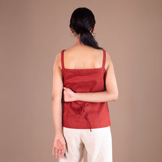Red Camisole Top